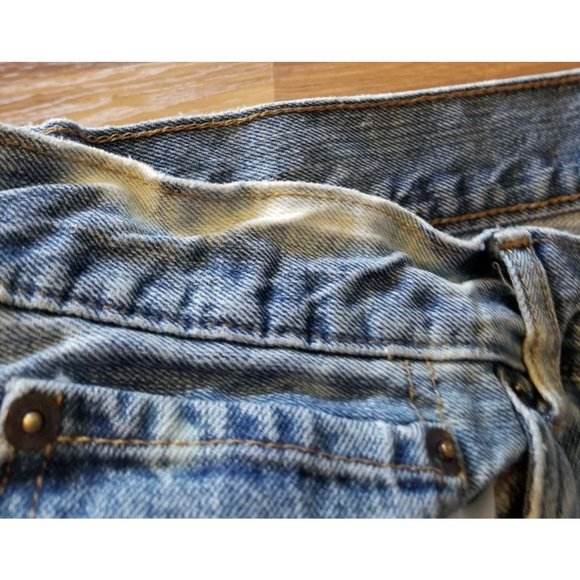 Croft & Barrow Jeans Custom Altered Reverse frosted Bleach tie-dye 36X30… - Picture 6 of 10